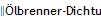 �lbrenner-Dichtungen