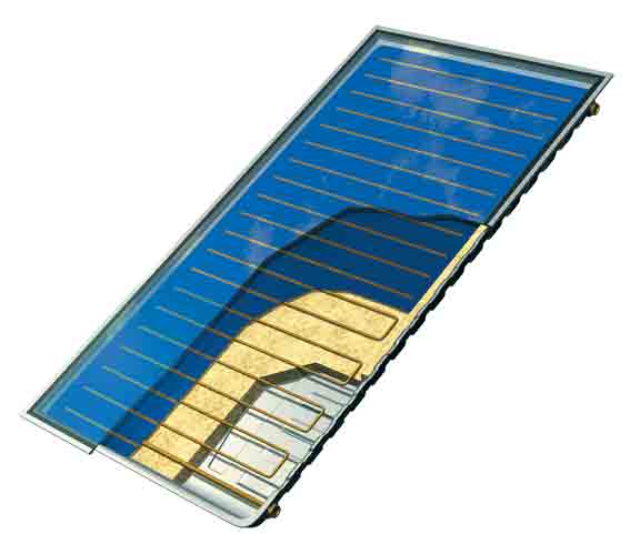 ELCO  Solartron Flachkollektor