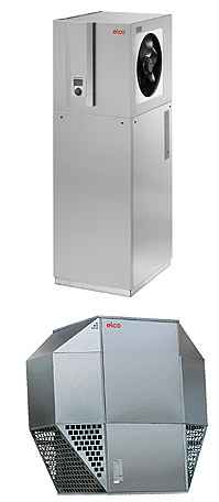 Die ELCO  AEROTOP Luft-Wasser-Wärmepumpen für die Innen- oder Außenaufstellung