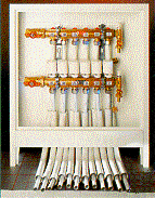 Herotec Fussbodenheizungs-Heizkreisverteiler, Fuboden-Heizungs-Heizkreisverteiler