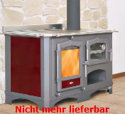 Wasserfhrender Dauerbrand / Zentralheizungsherd  Vesta von CTM fr Holz, Presslinge, Holzbriketts. Mit diesem wasserfhrenden Dauebrandherd knnen Sie braten, backen, kochen, heizen und durch die grosse Panoramascheibe genissen Sie gleichzeitig das wohlige Kaminfeuer