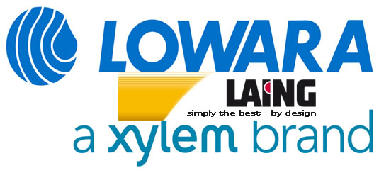 Laing Lowara Xylem Watersystems Hocheffiziens Heizungs Energiesparpunmen fr Heizung und Warmwasser-Zirkulationspumpen 